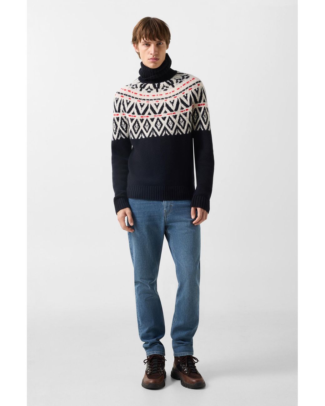 Bogner Black Roxter Cashmere Sweater for men