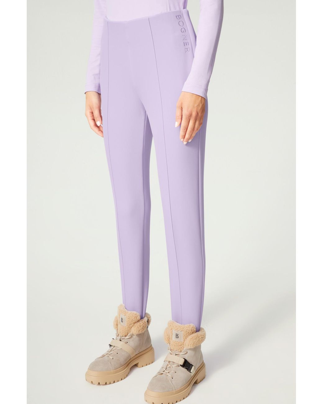 Bogner Elaine Stirrup Trousers in Purple