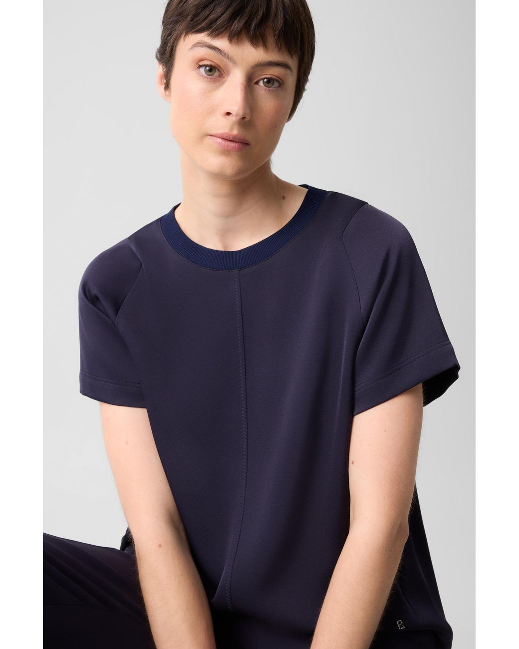 Bogner Blue Dakota Satin Shirt
