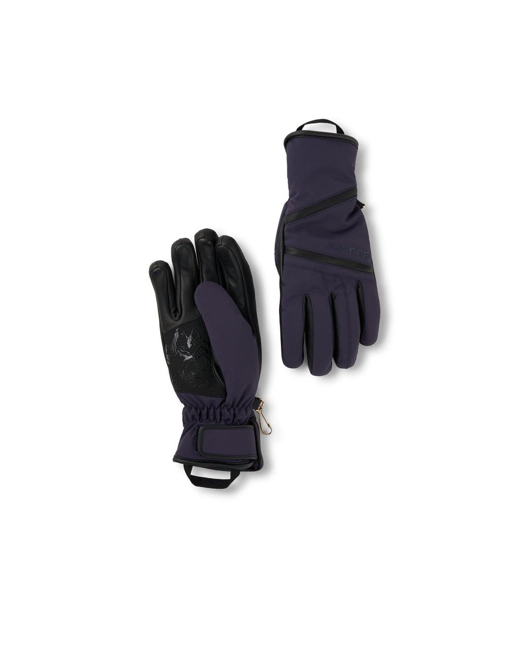 Bogner Black Gloves Hilla