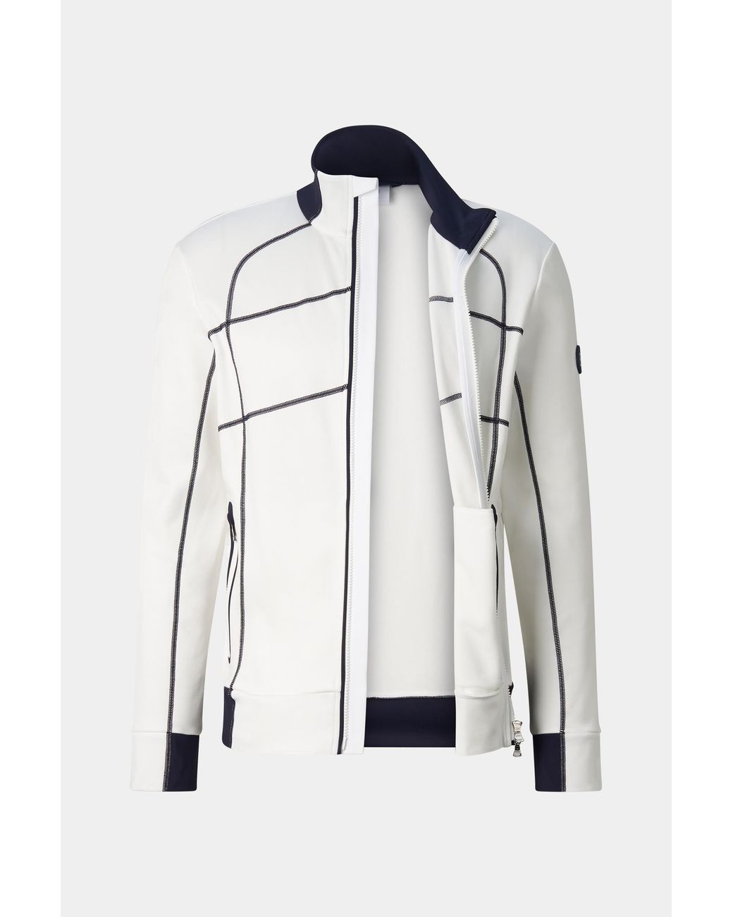 Bogner White Hayo Mid-layer Jacket for men