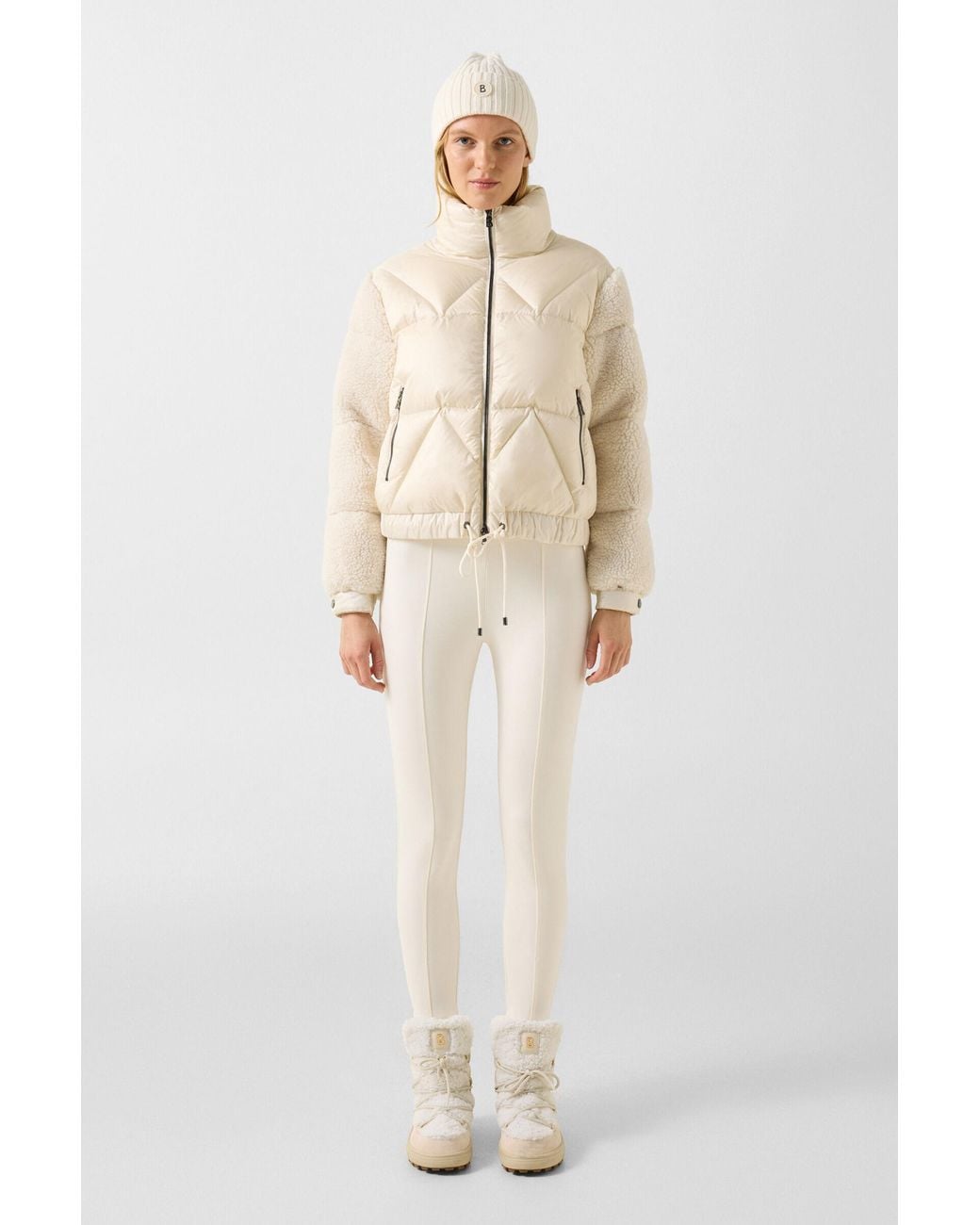 Bogner Natural Quiny Down Teddy Jacket