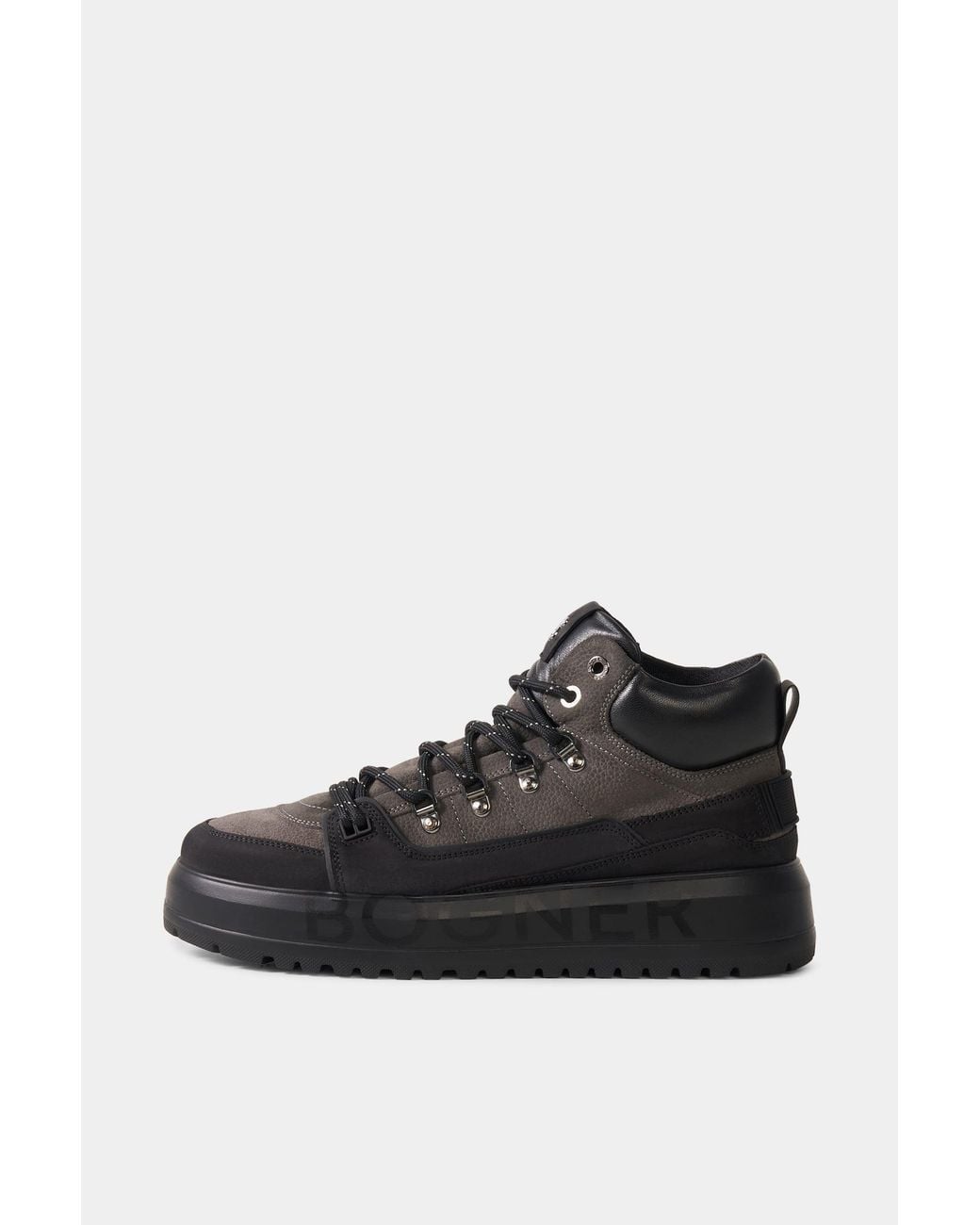 Bogner Black Antwerp High-top Trainers for men