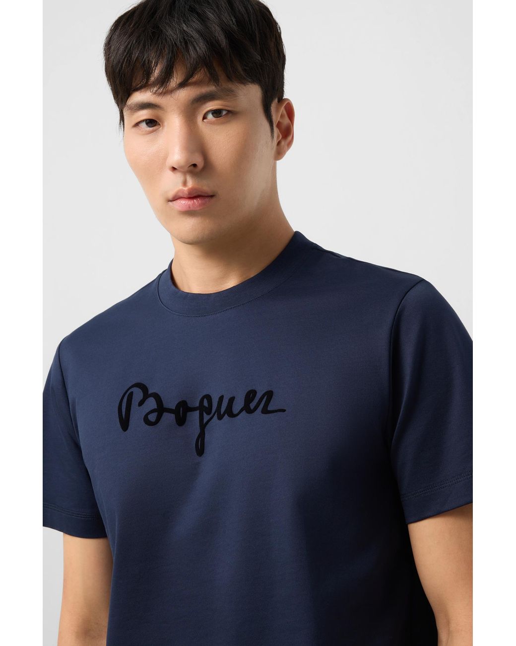 Bogner Blue Lukas Cotton T-Shirt For for men