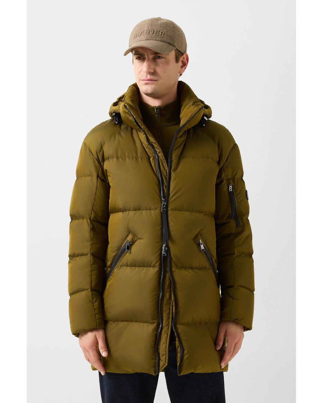 Bogner Green Jones Down Jacket for men