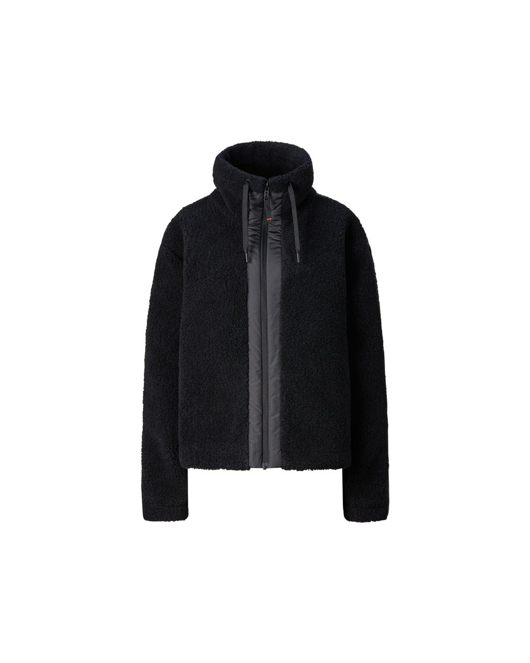 Bogner Fire + Ice Black Ninetta Mid-layer Teddy Jacket