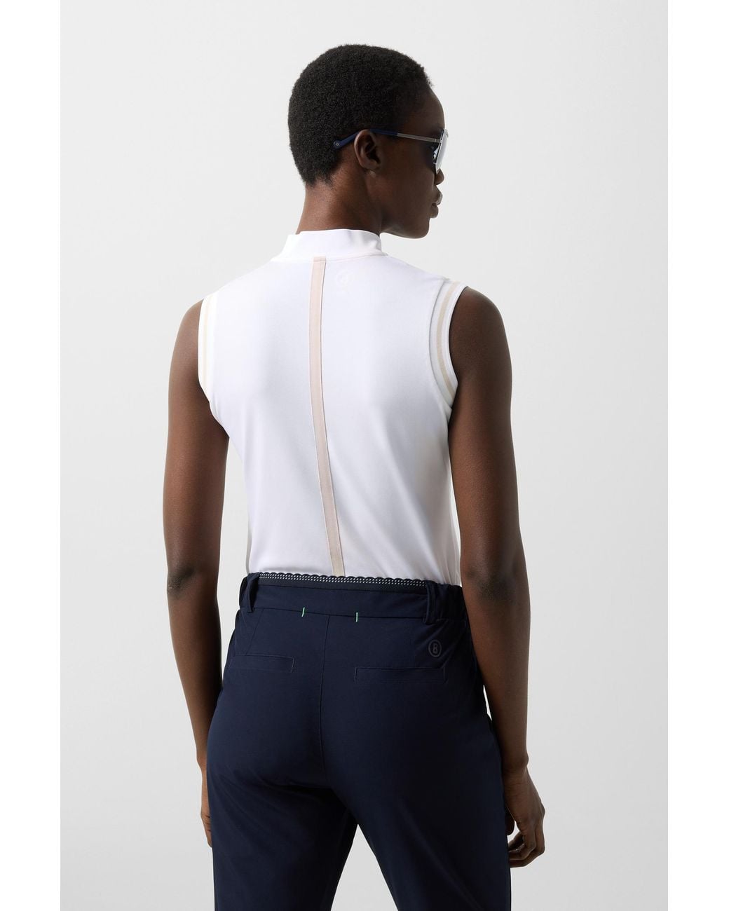 Bogner White Evi Polo Top