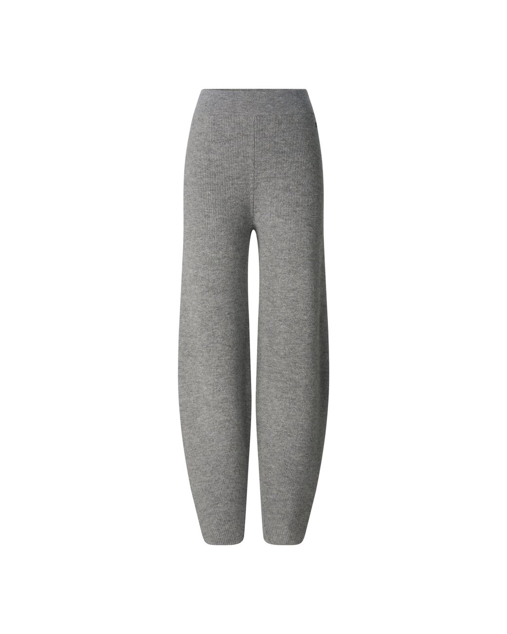 Bogner Gray Luana Virgin Wool Knitted Trousers For