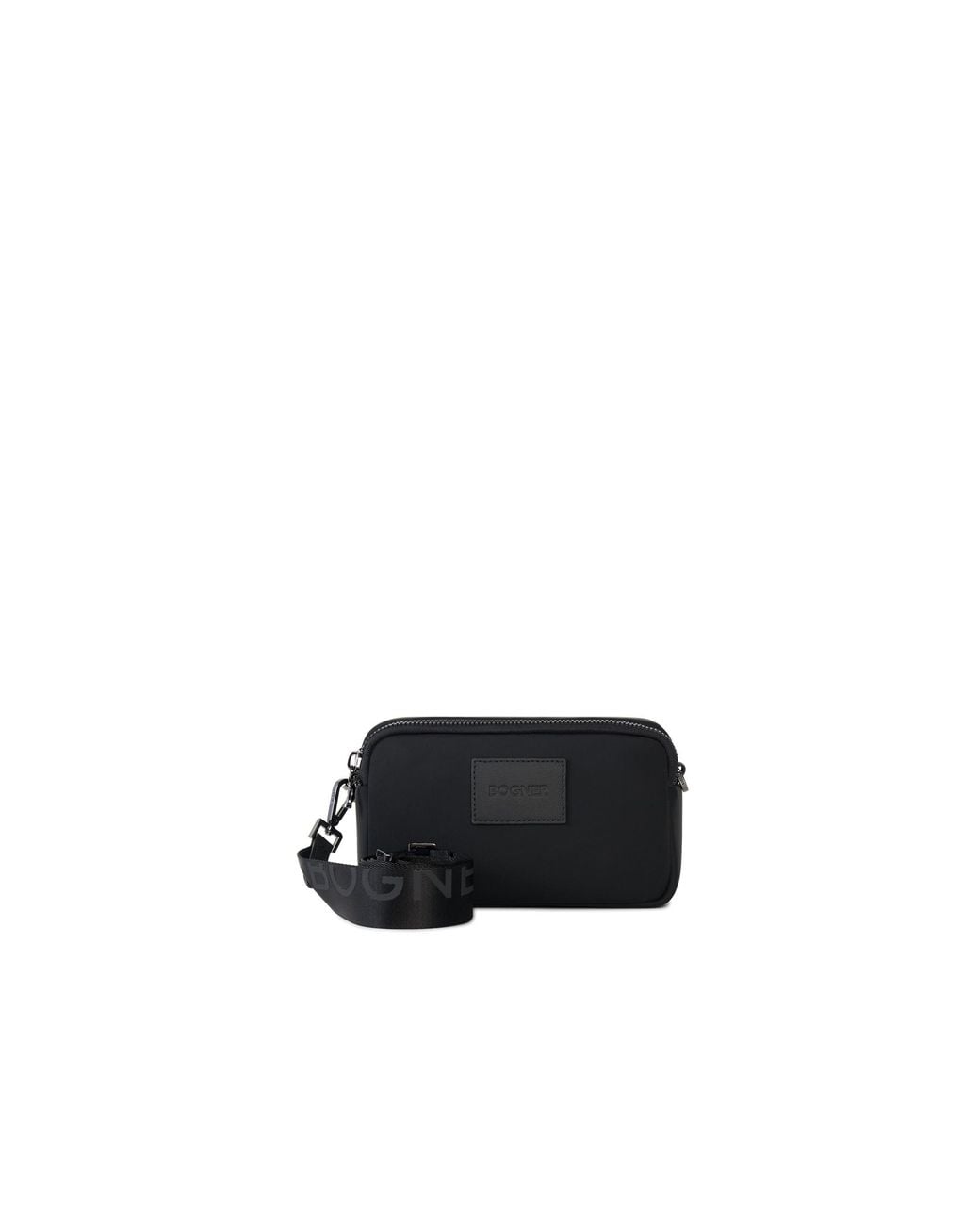 Bogner Black Alvier Avy Shoulder Bag