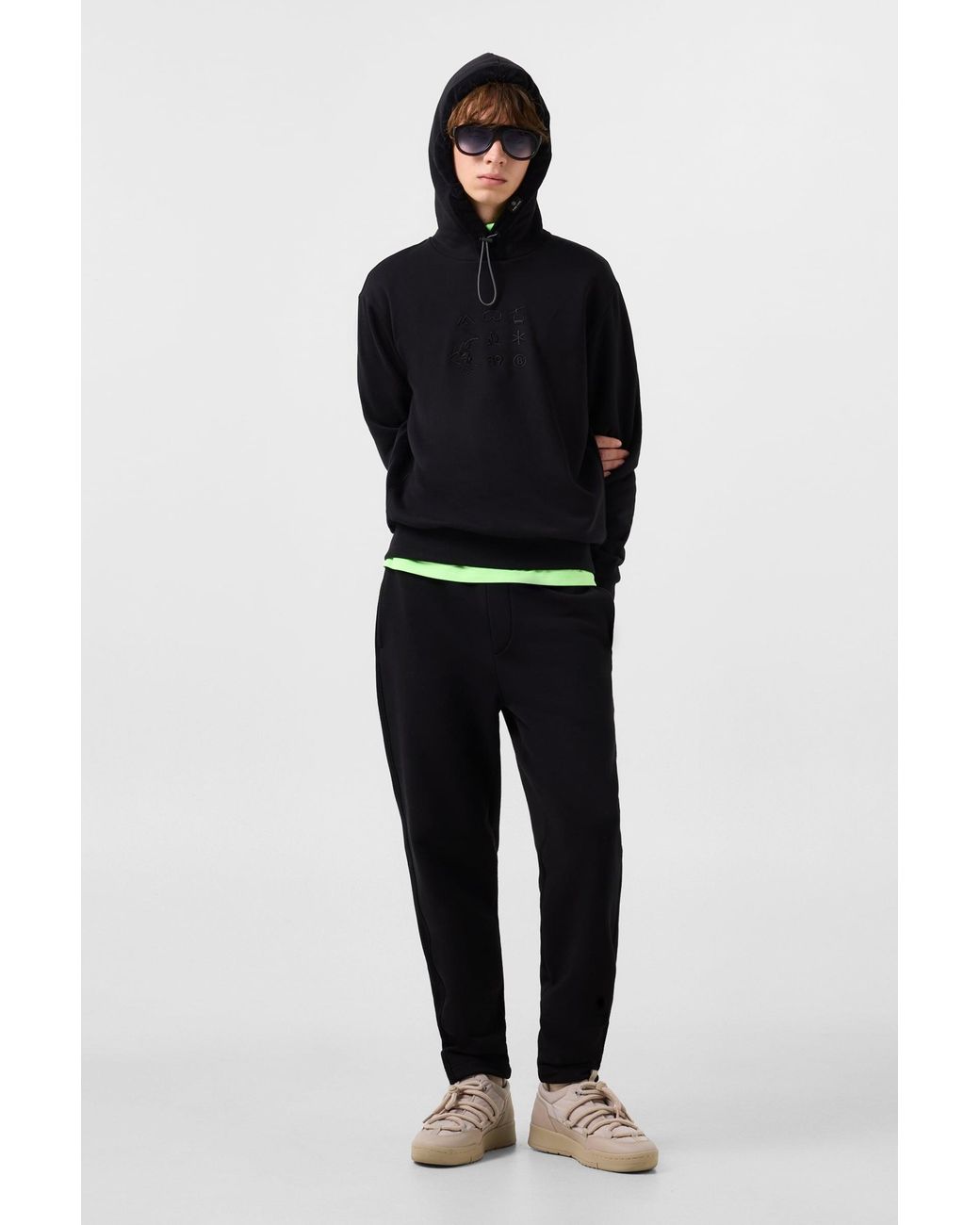 Bogner Fire + Ice Black Pedro Cotton Sweatpants for men
