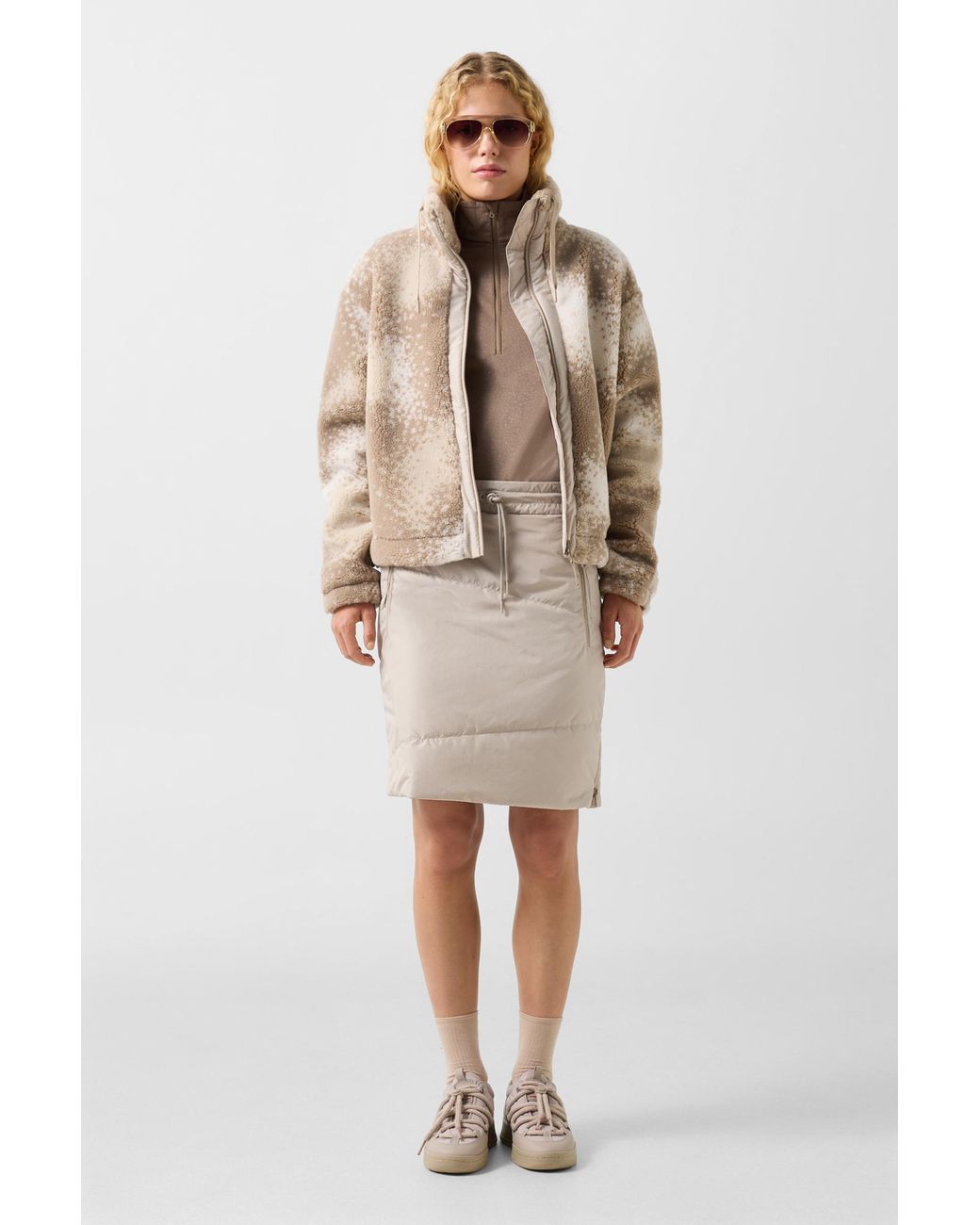 Bogner Fire + Ice Natural Belva Functional Quilted Skirt