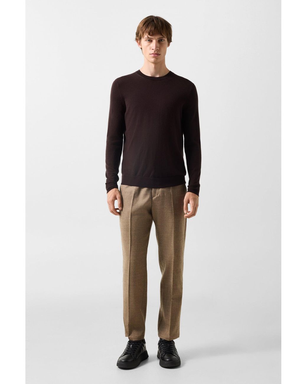 Bogner Black Ole Pure New Wool And Cashmere Jumper For for men