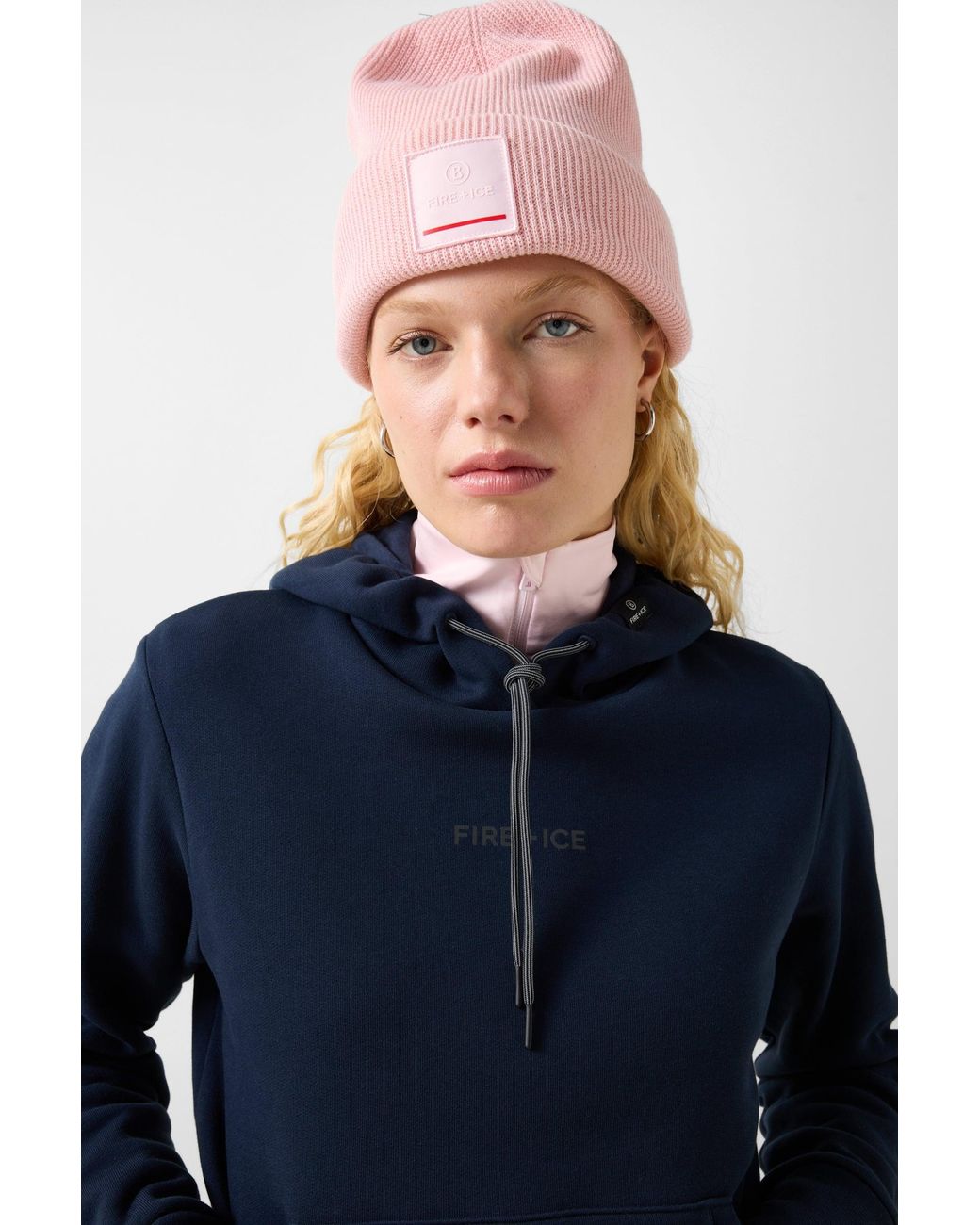 Bogner Fire + Ice Blue Nila Cotton Hoodie