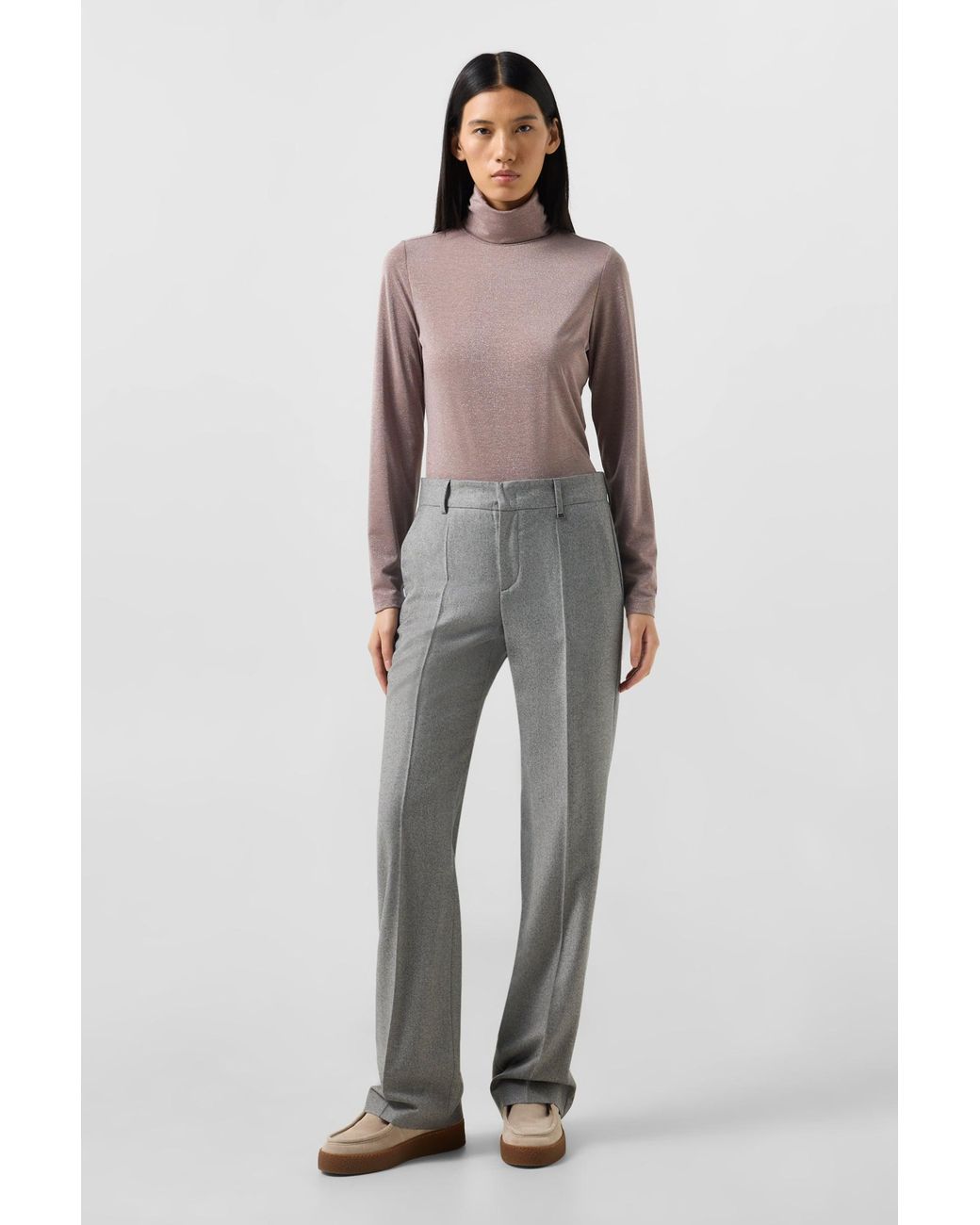 Bogner Brown Silva Long-Sleeved Top For
