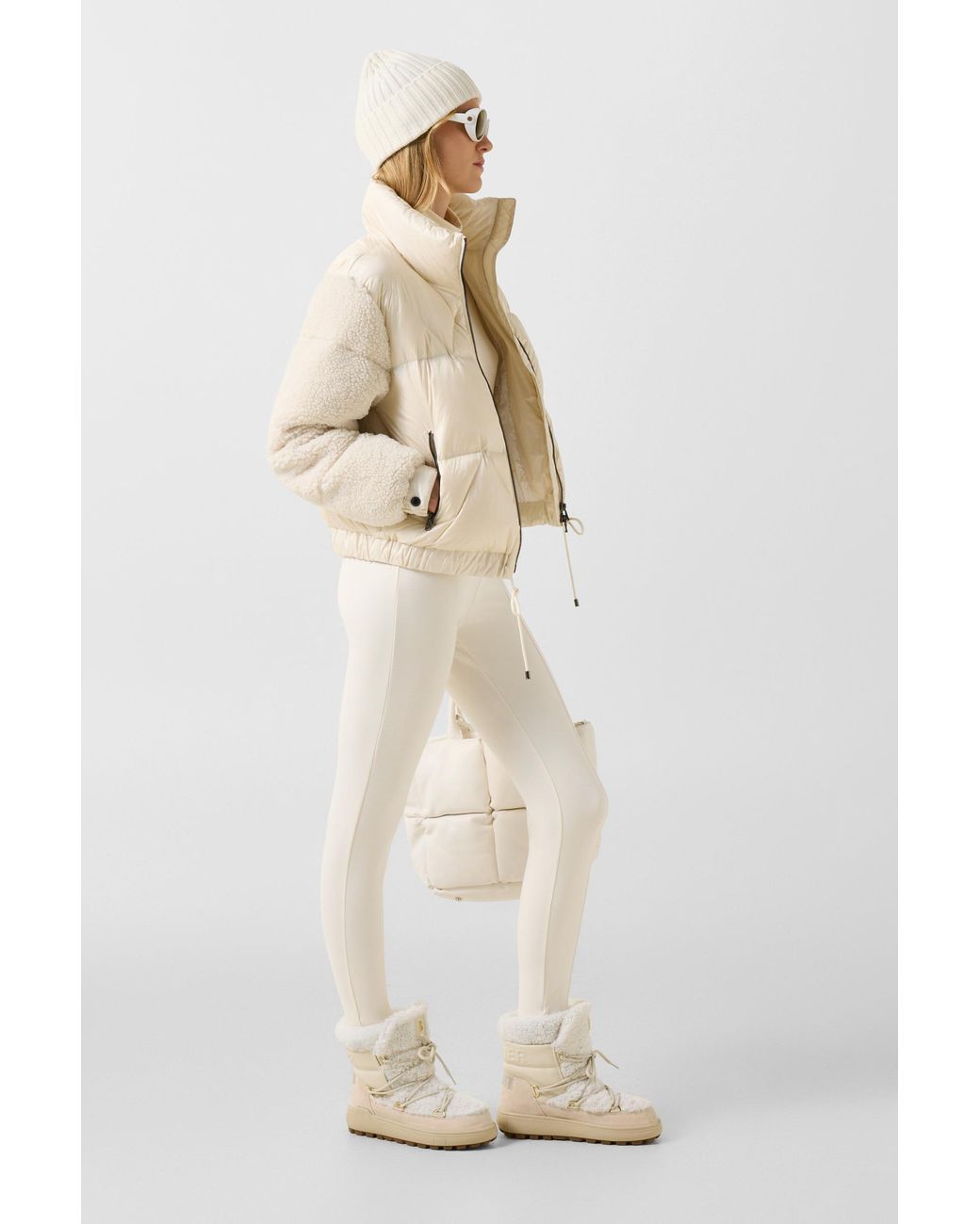 Bogner Natural Quiny Down Teddy Jacket