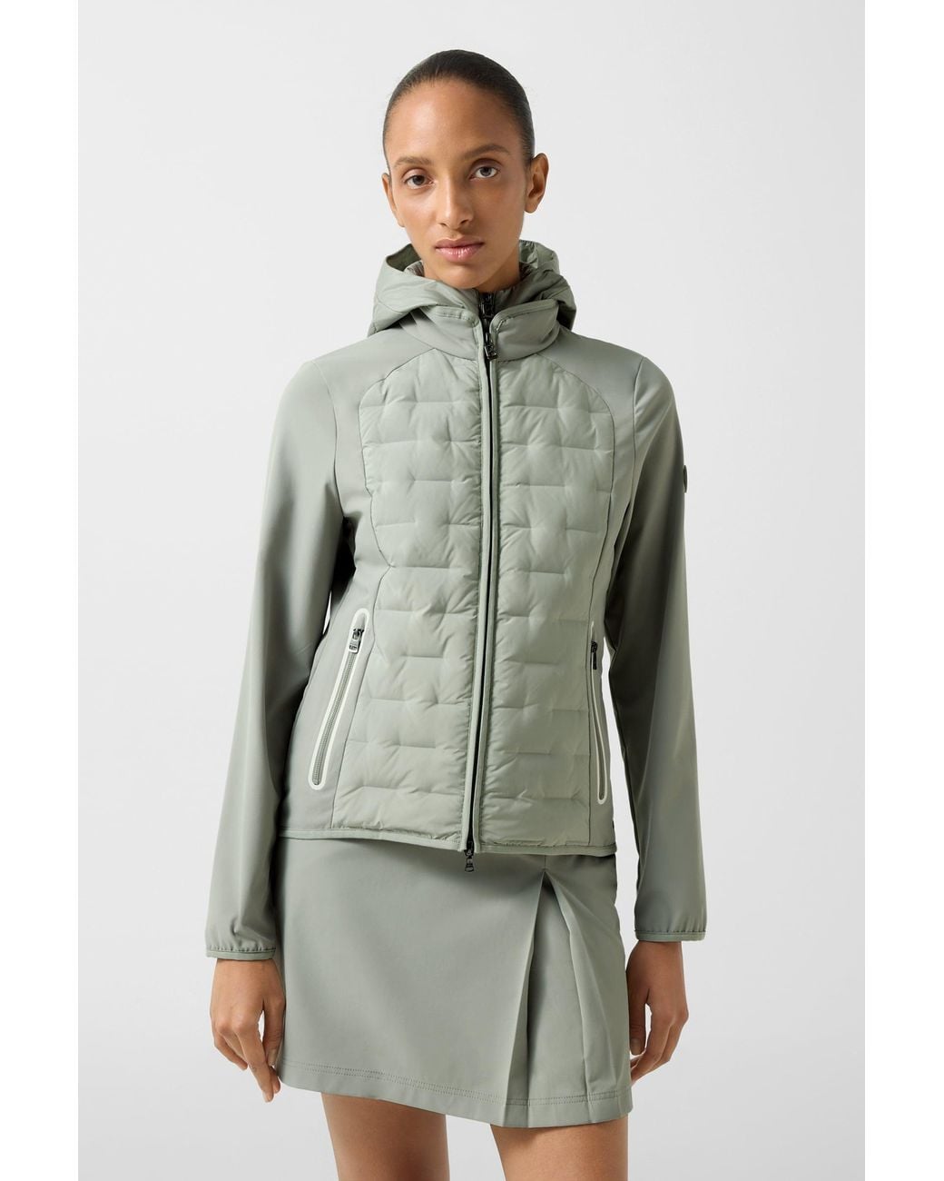 Bogner Gray Hybrid Jacket Irma