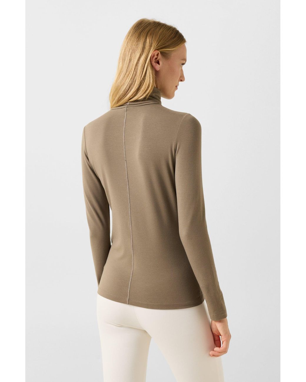 Bogner Gray Katinka Long-Sleeved Top For