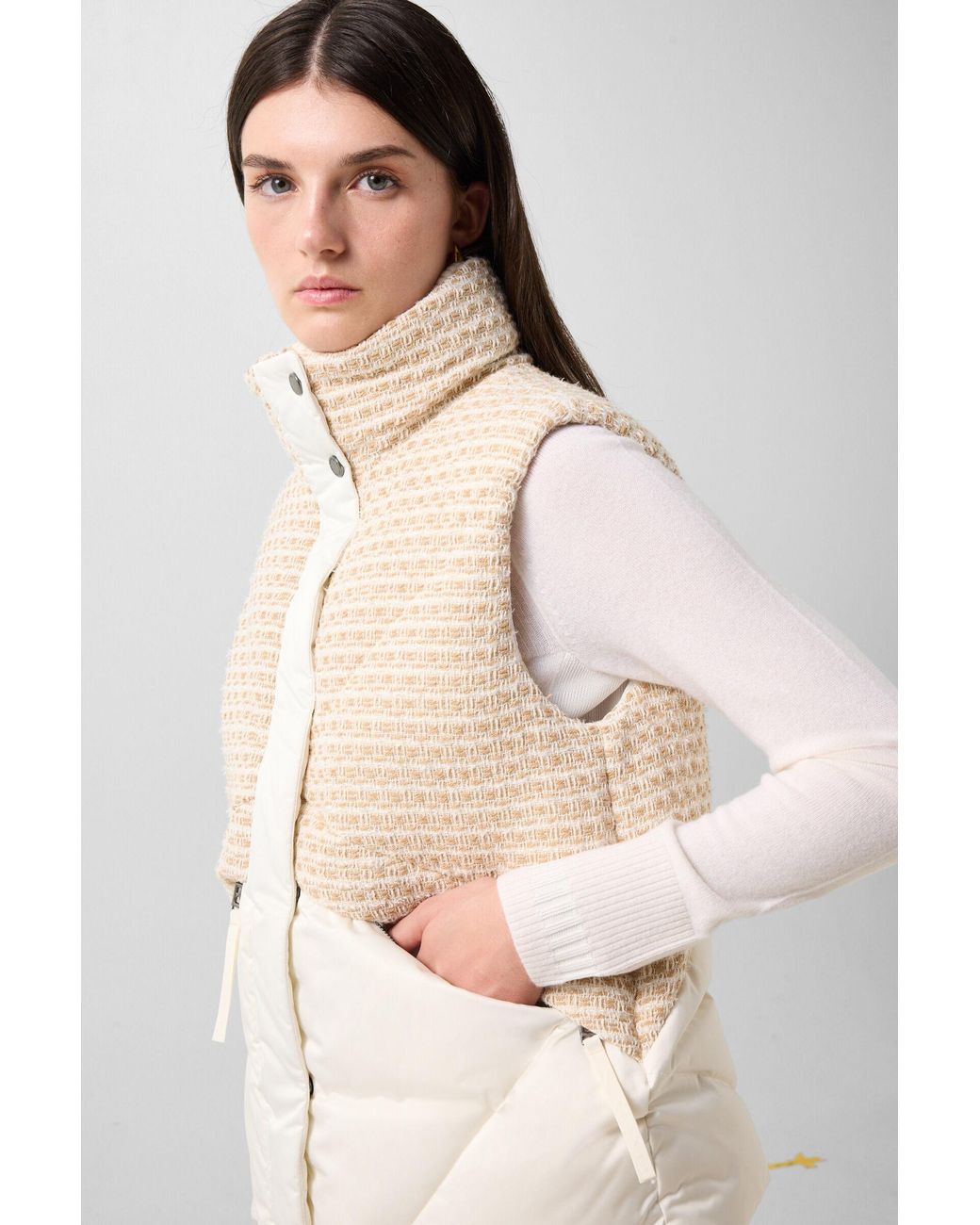 Bogner Natural Netty Down Vest
