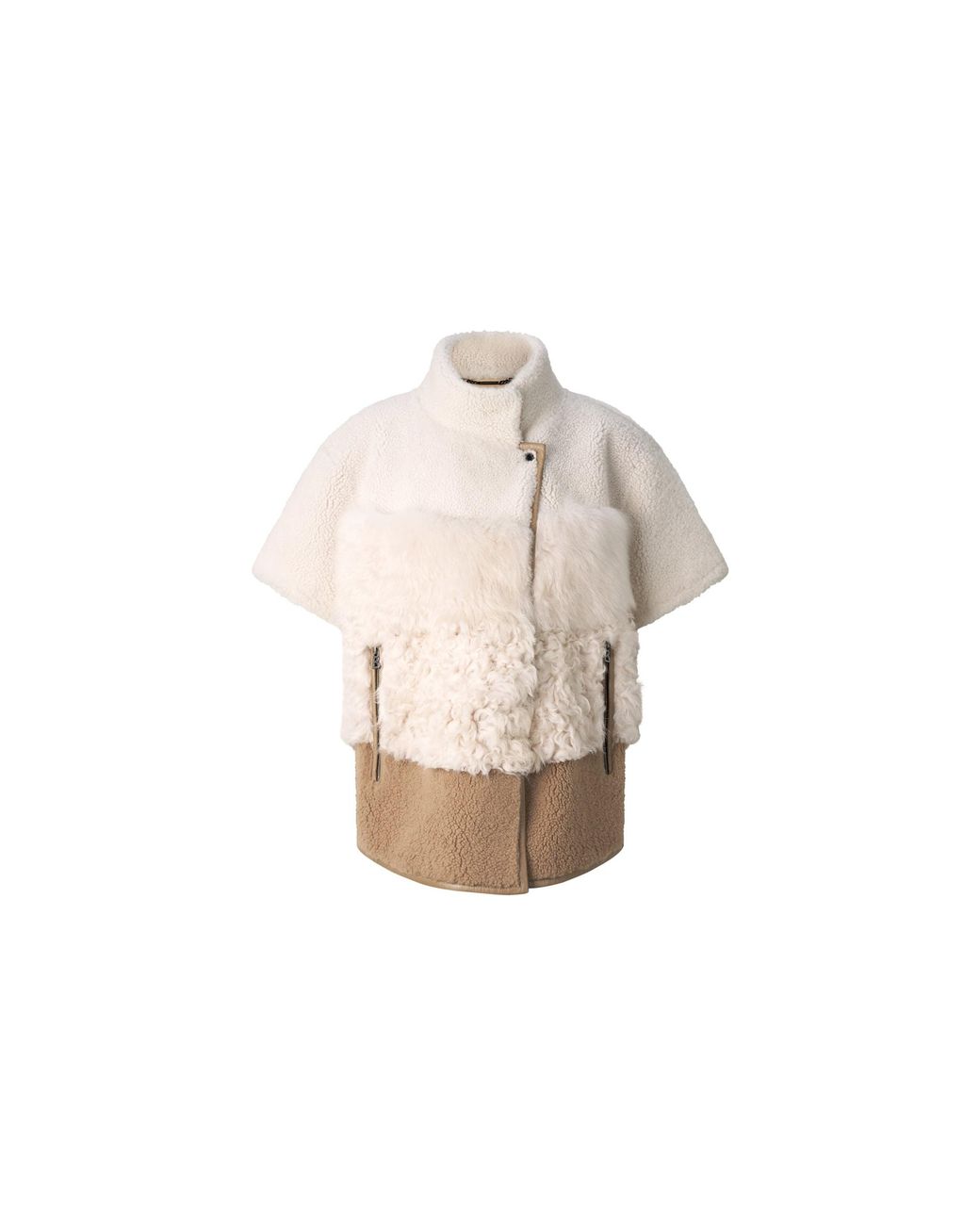 Bogner Natural Lexy Lambskin Jacket For