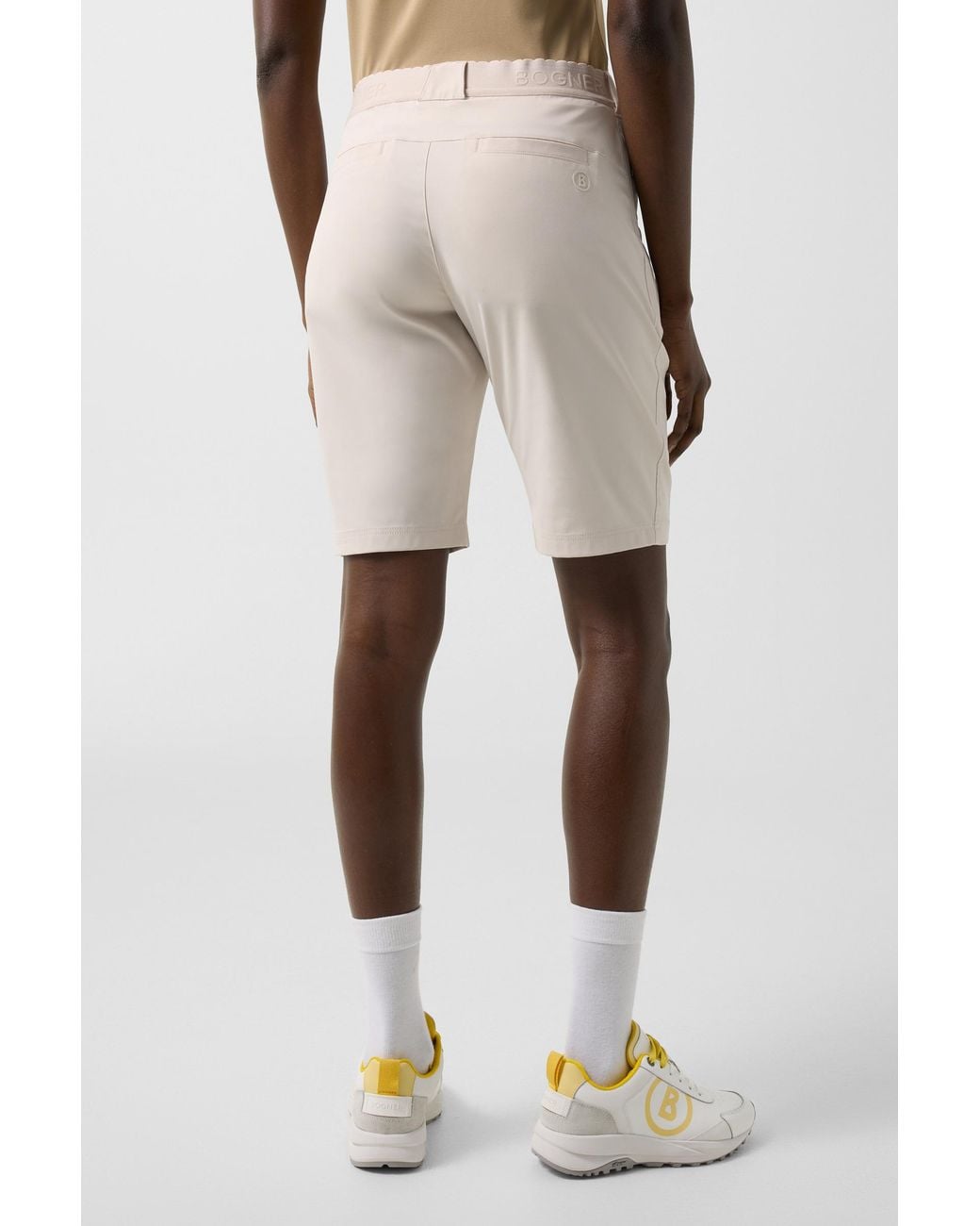 Bogner Natural Zita Functional Bermuda Shorts