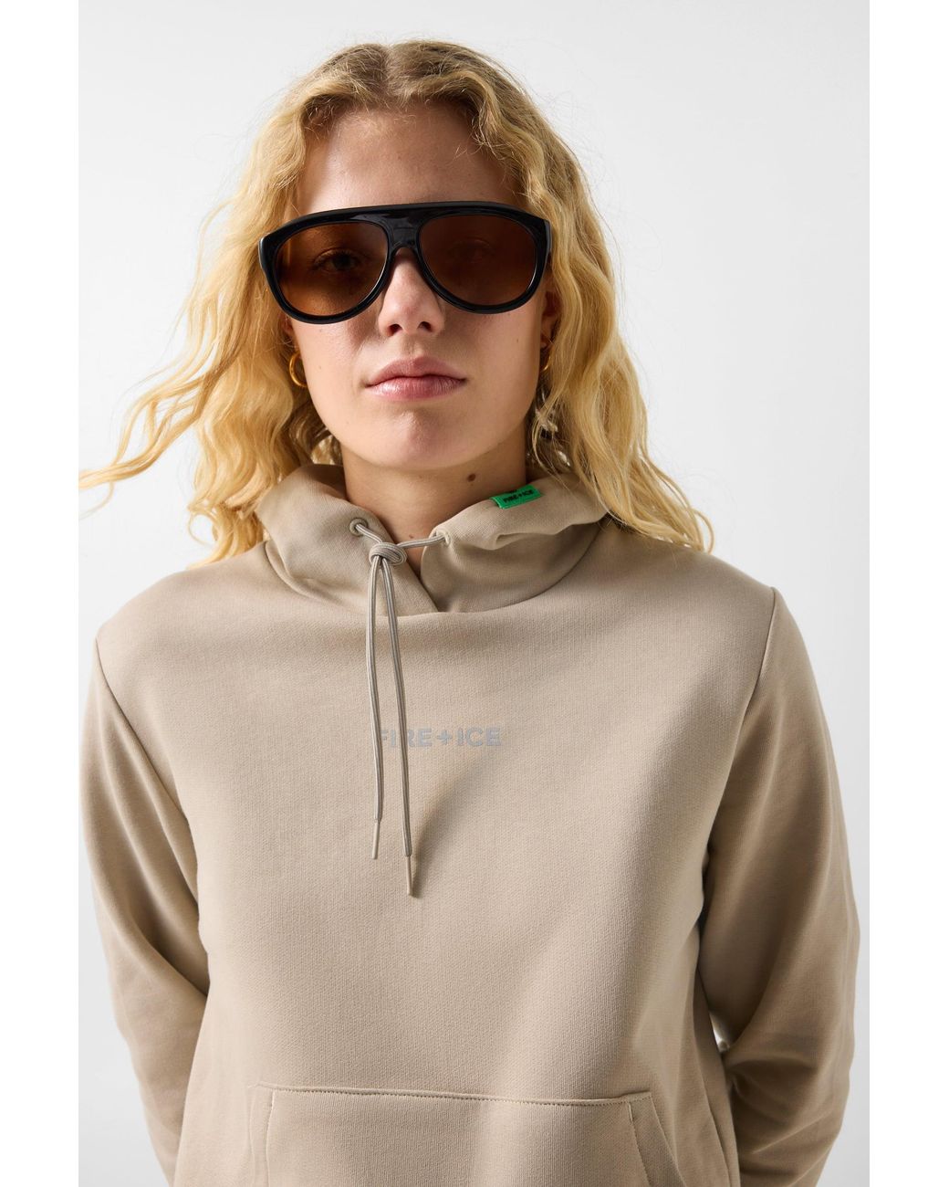 Bogner Fire + Ice Natural Nila Cotton Hoodie