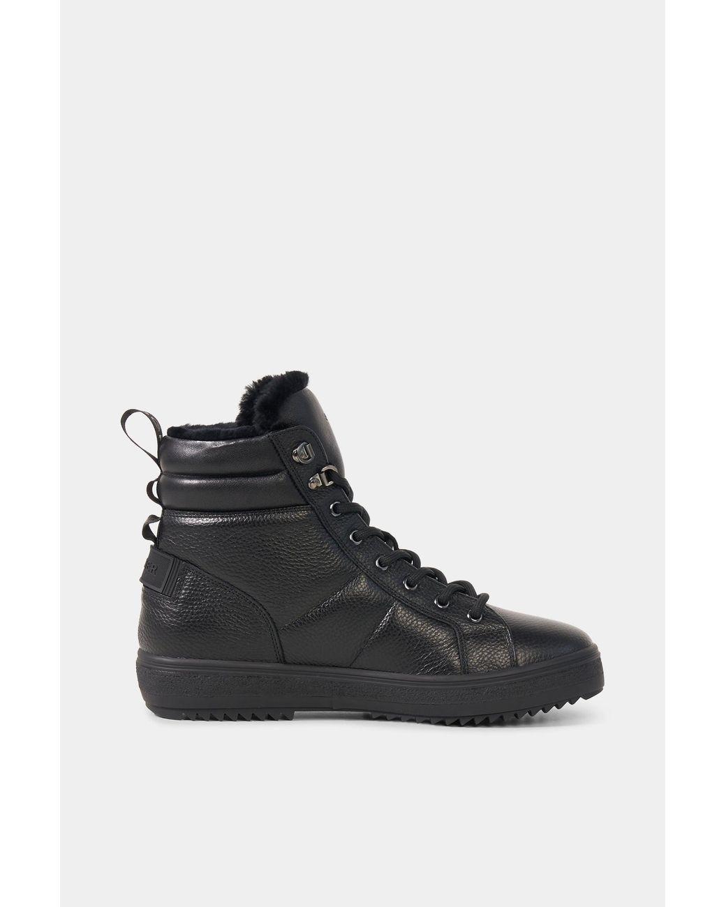 Bogner Black Anchorage Lace-up Boots With Spikes for men