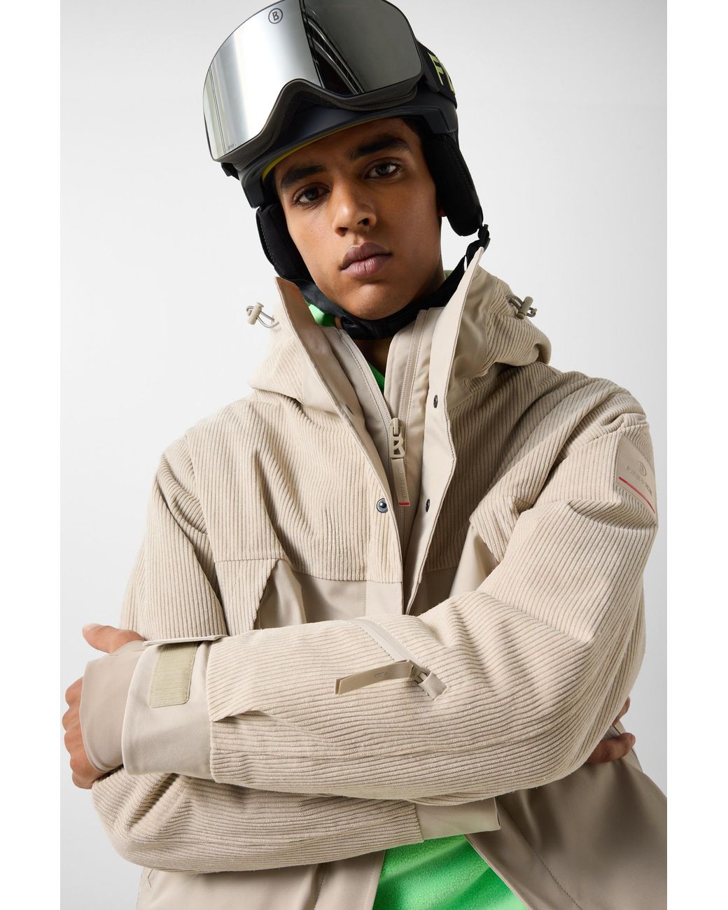 Bogner Fire + Ice Natural Flint Corduroy Ski Jacket for men