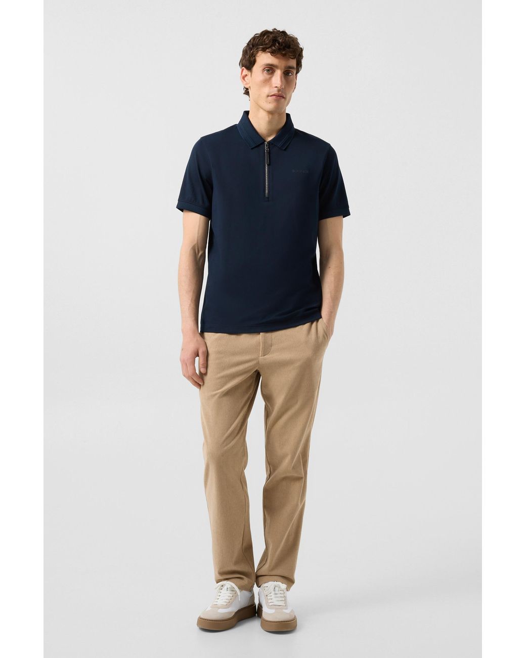 Bogner Blue Timo Piqué Polo Shirt for men