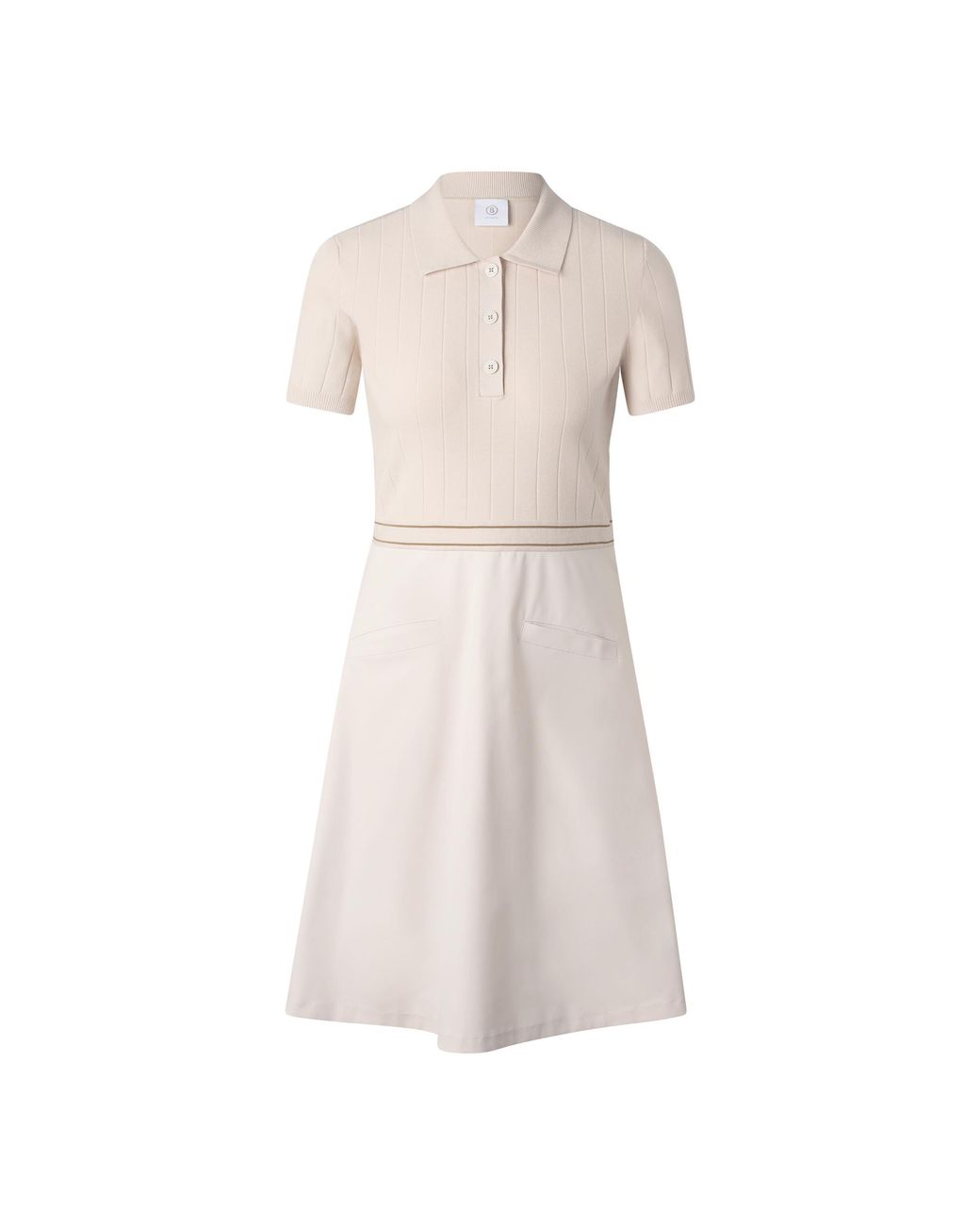 Bogner Natural Selin Polo Dress For