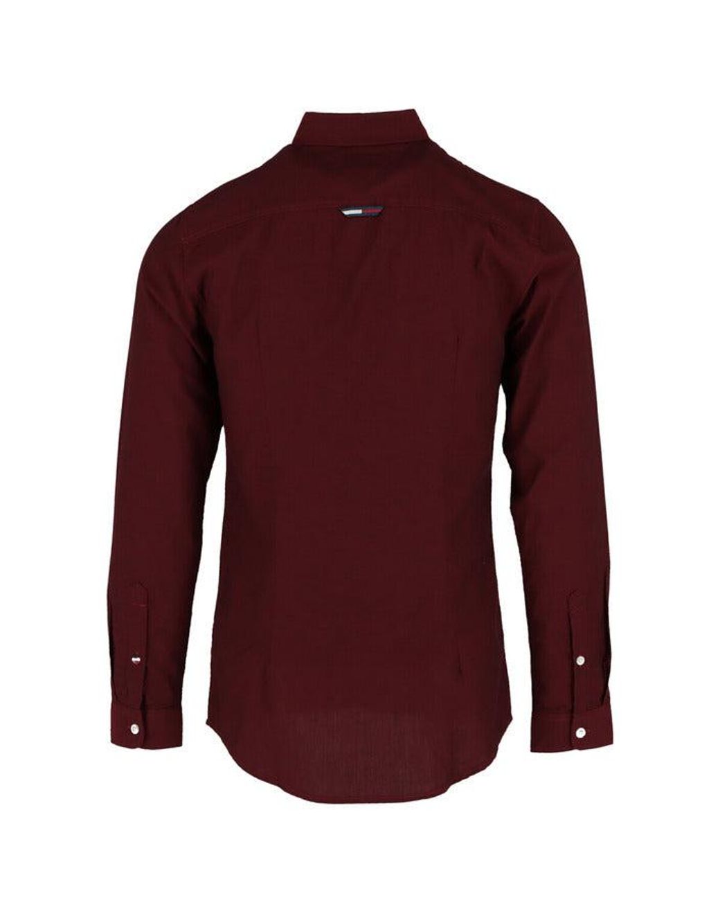 TOMMY HILFIGER JEANS Denim Shirt Bordeaux 306555 in Red for Men - Save 21%  - Lyst