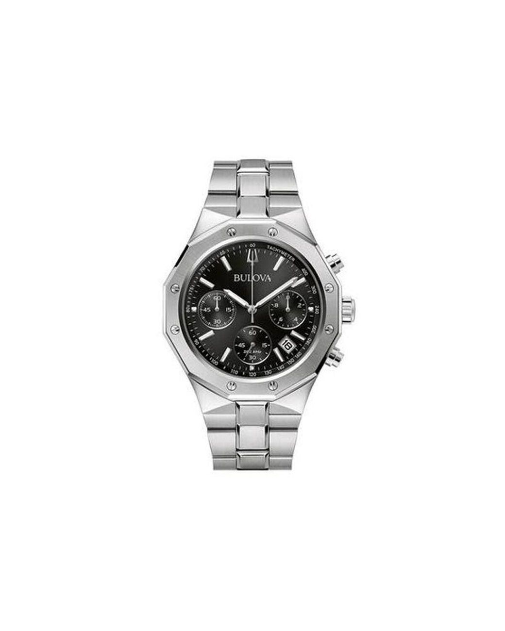 Bulova Men\'s Watch 96b410 in Metallic for Men | Lyst