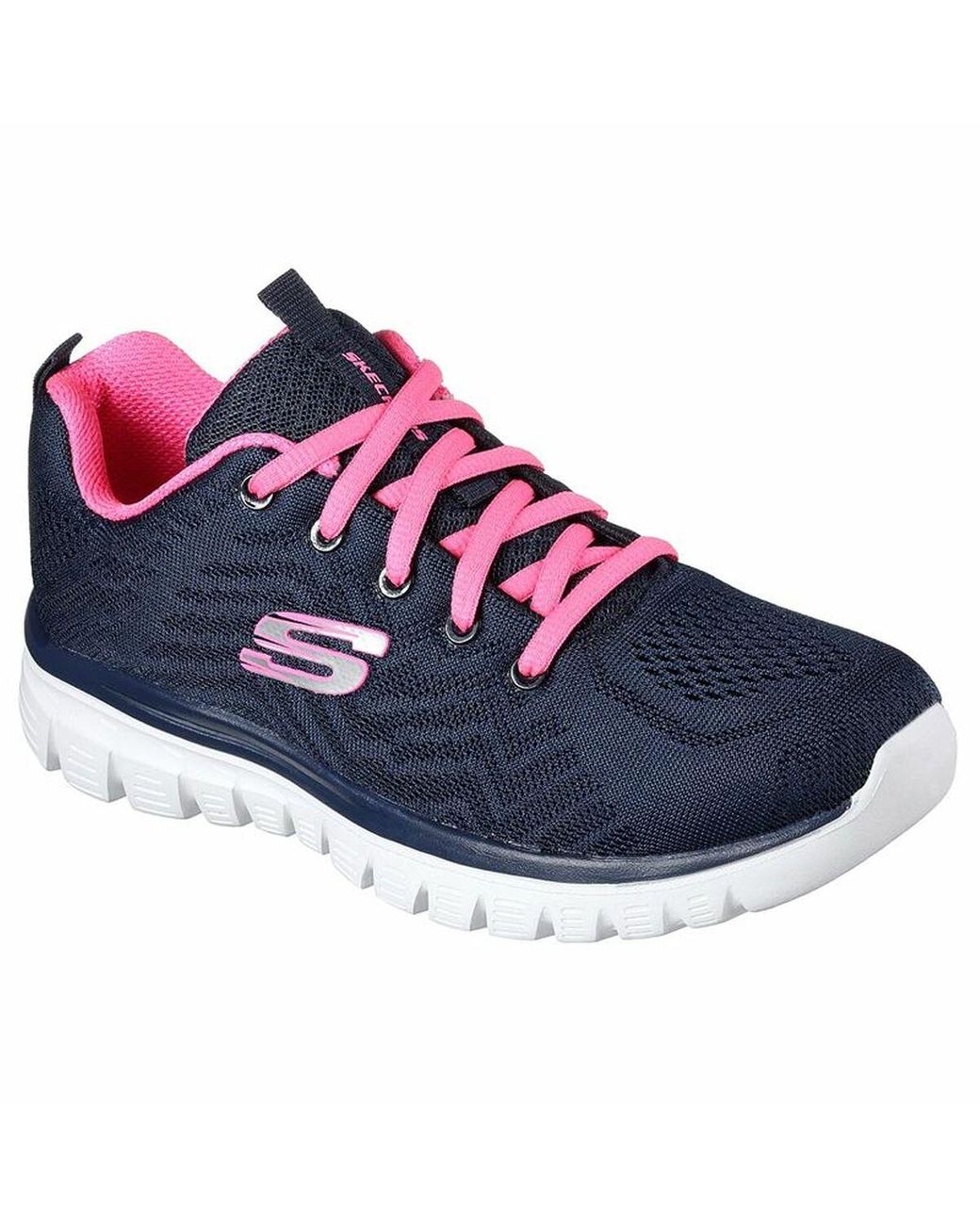 Skechers Walking Shoes For Women Graceful-get Connected Multicolour in Blue  | Lyst
