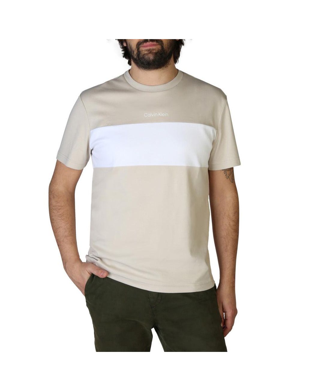 Calvin Klein T-shirts in White for Men | Lyst