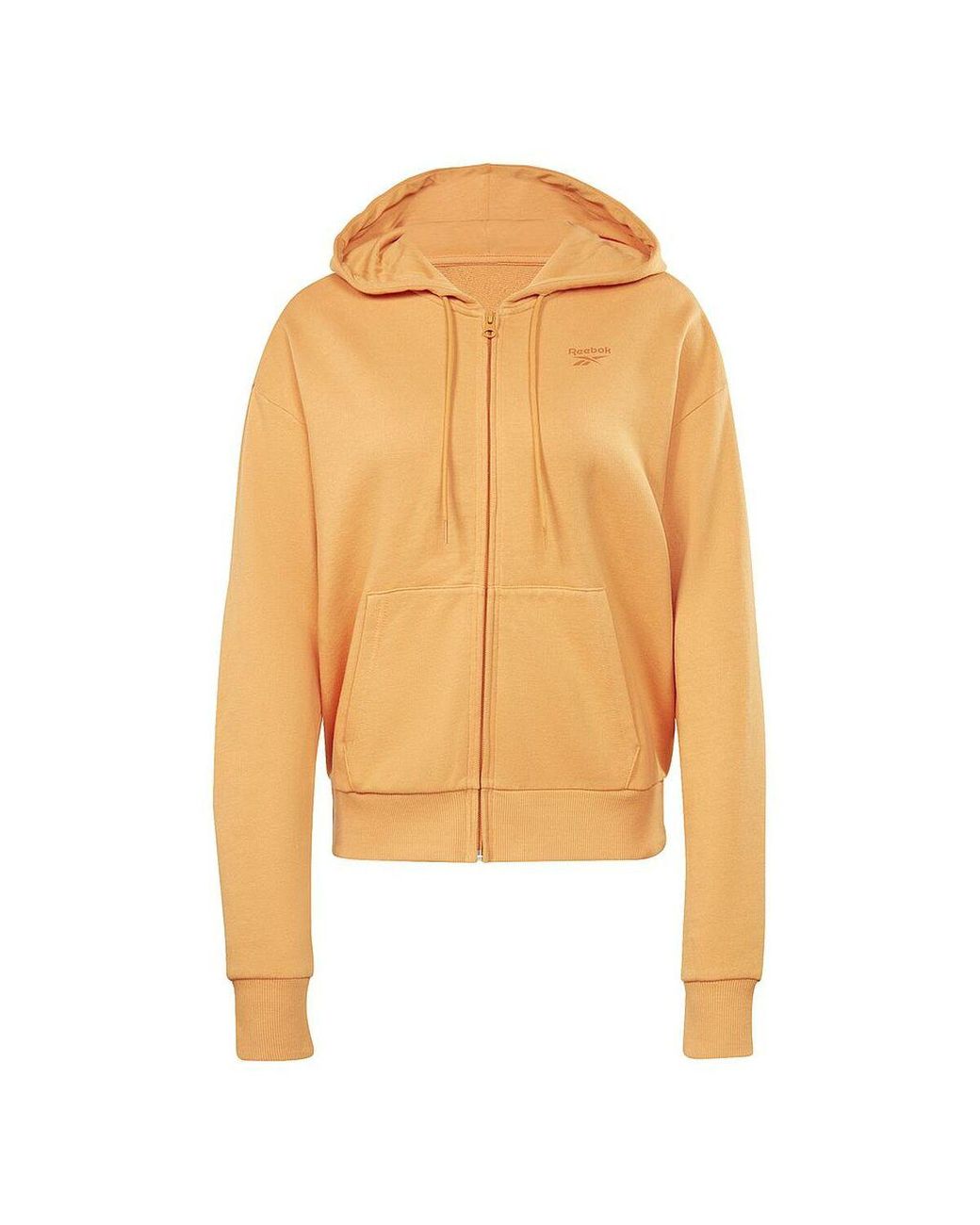 Orange reebok sweatshirt top