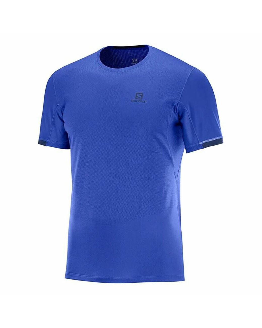 Salomon Men's Short Sleeve T-shirt Agile Dark Blue for Men | Lyst