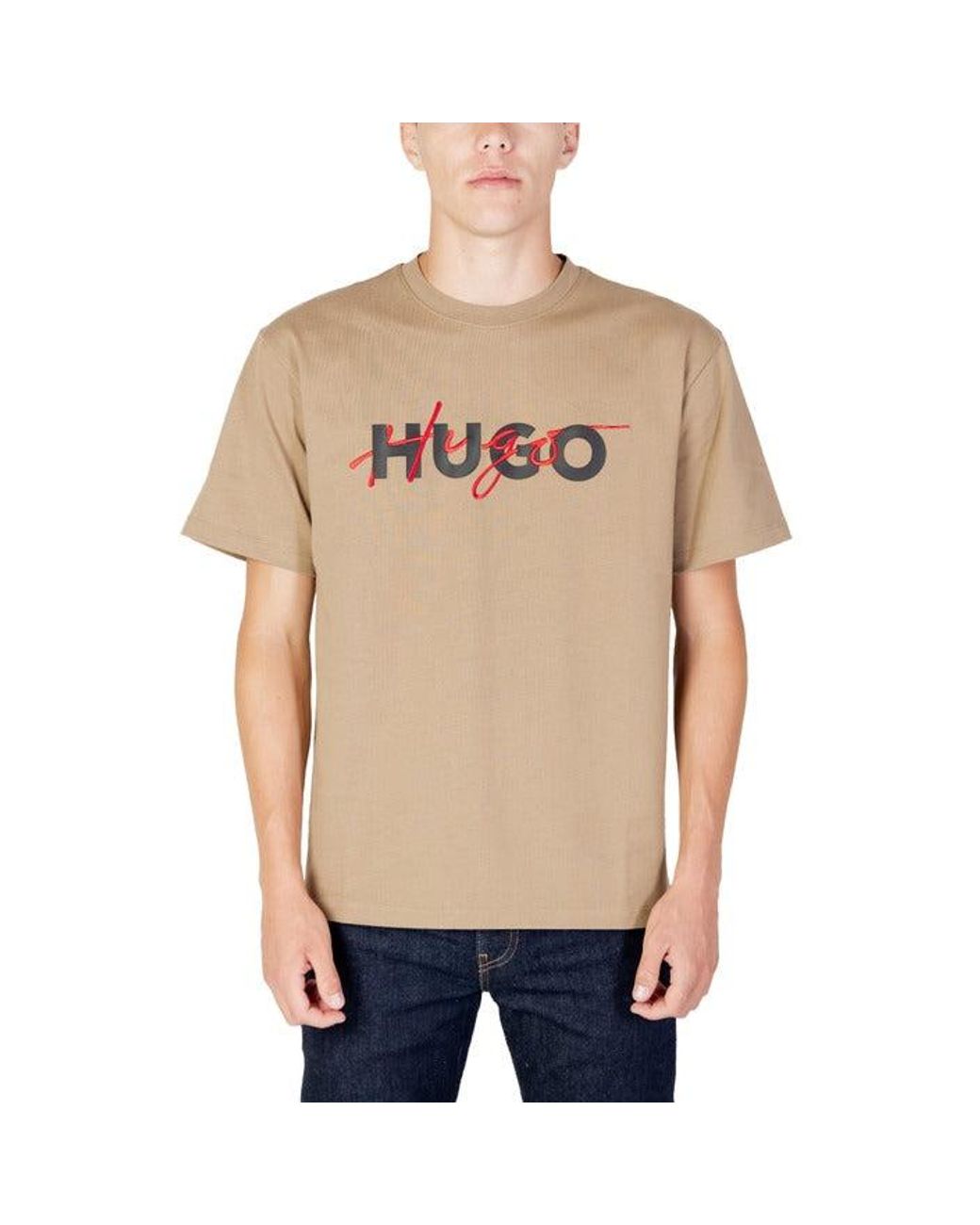 BOSS by HUGO BOSS T shirt in Natural for Men Lyst