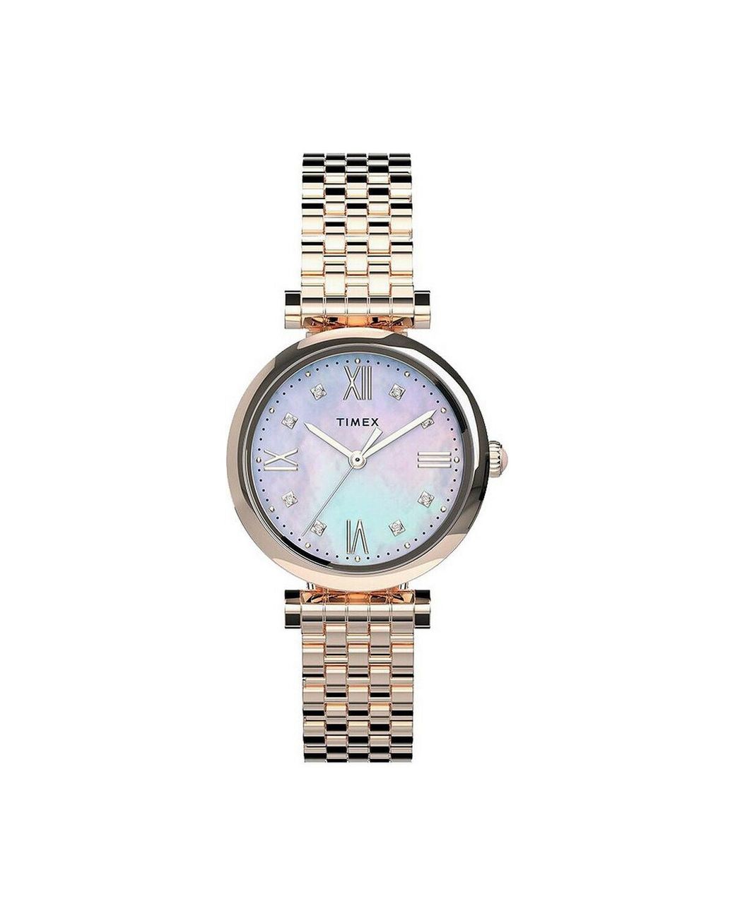 Timex Ladies'watch Tw2t78800 (ø 28 Mm) in Metallic | Lyst