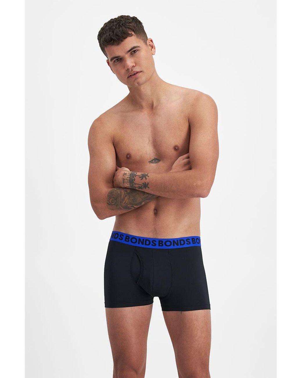 Bonds Everyday Microfibre Trunk in Blue for Men