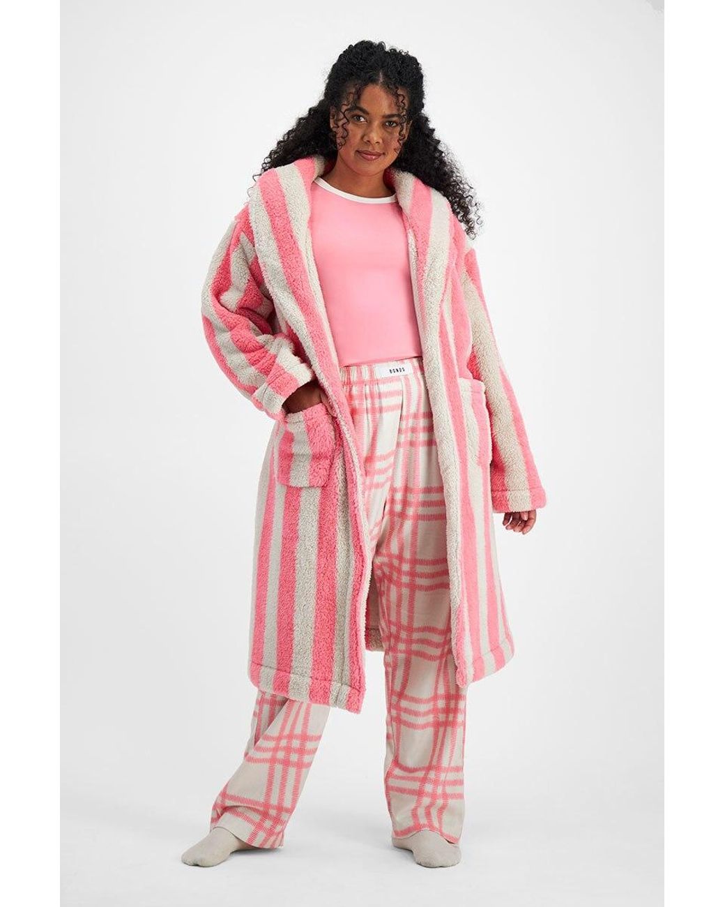 Bonds Sleep Fleece Robe in Red Lyst Australia