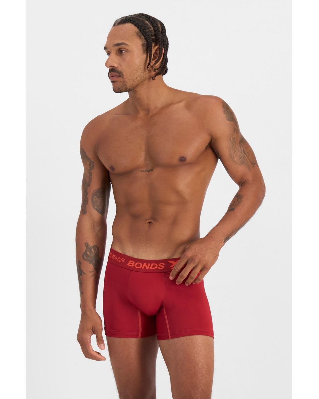 Bonds Red X-Temp Micro Trunk for men