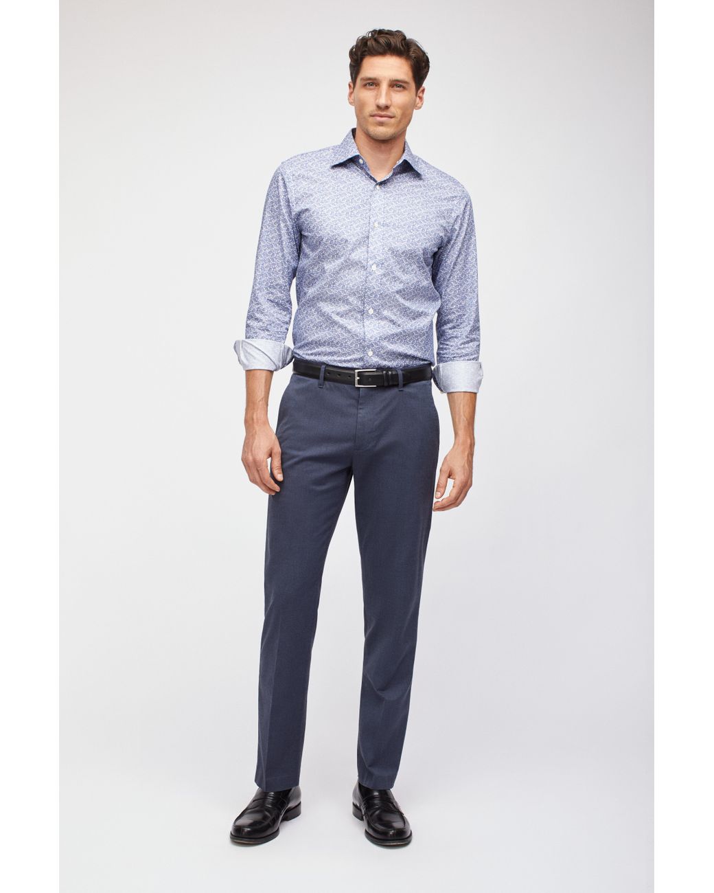 Bonobos Cotton Stretch Weekday Warrior Dress Pants in Blue for Men