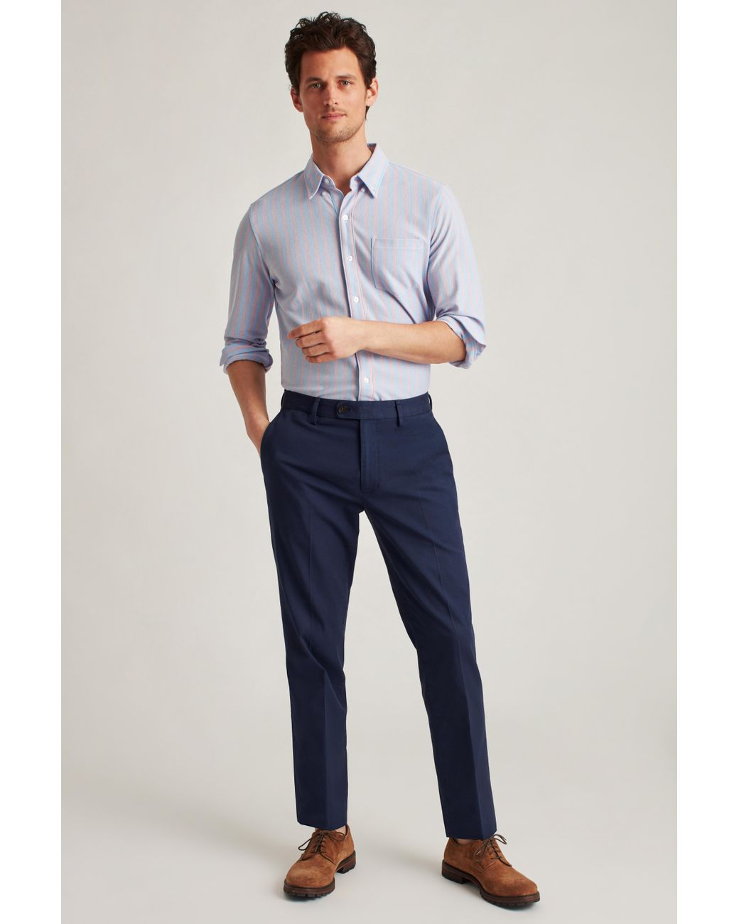 Bonobos Refined Stretch Chinos in Blue for Men | Lyst