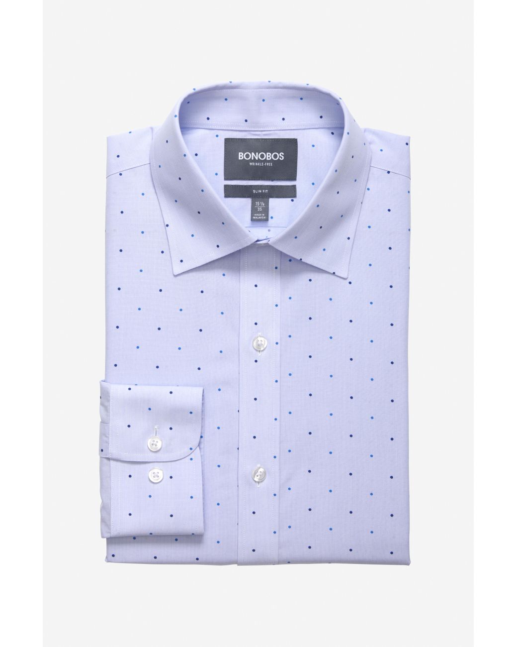 Bonobos Cotton Daily Grind Wrinkle Free Dress Shirt Extended Sizes in 