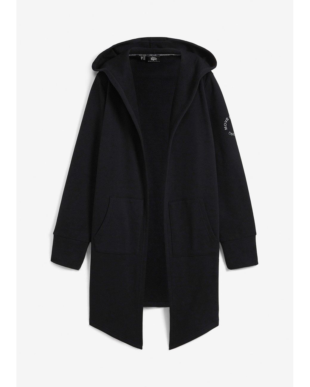 Giacca Lunga di bonprix in Black