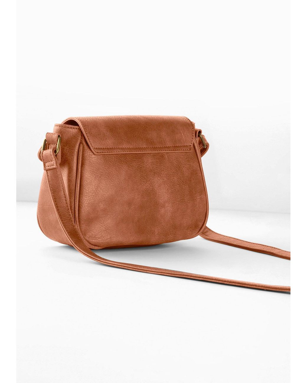 Piccola Borsa A Tracolla Con Fibbia di bonprix in Brown