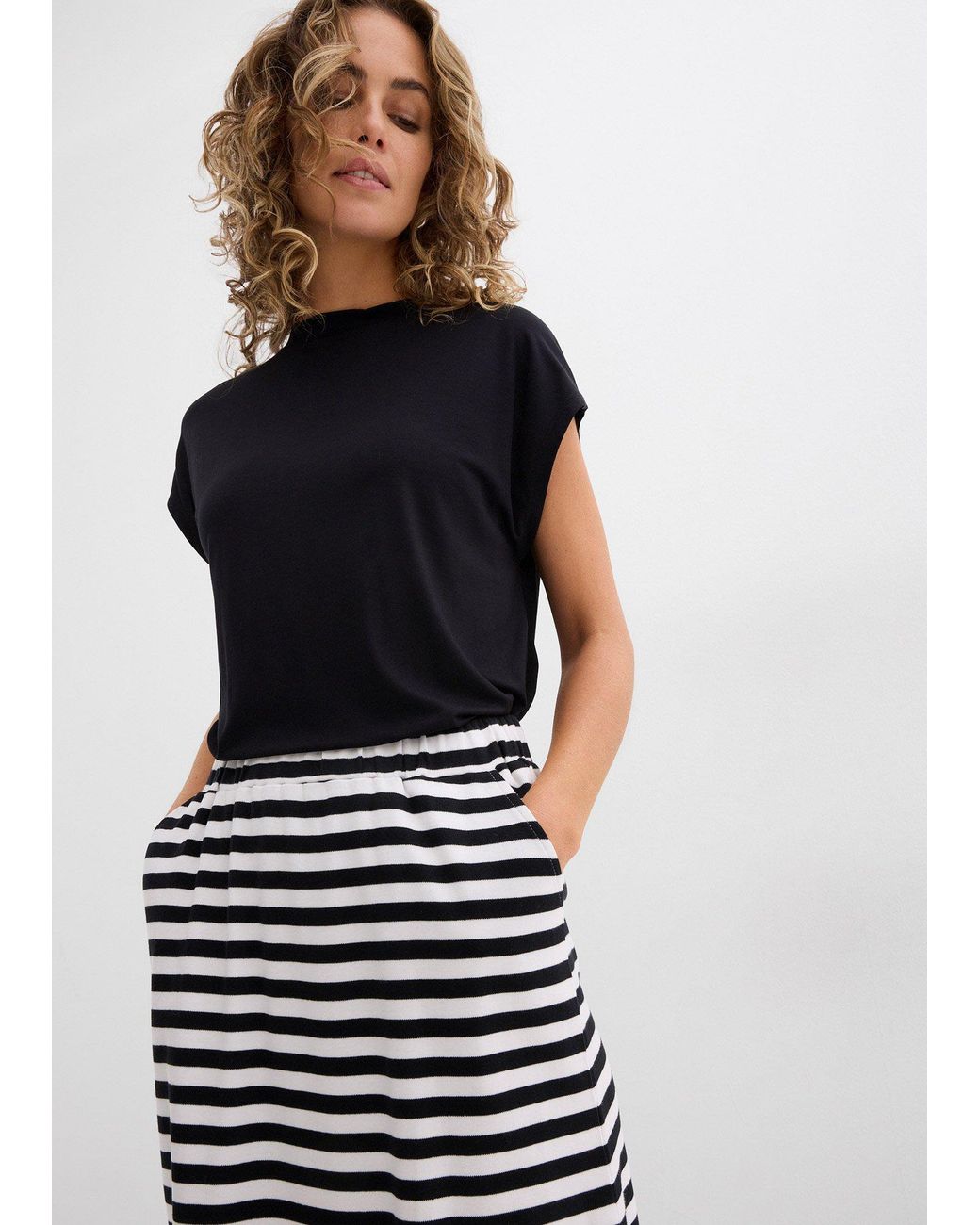 Gonna Lunga di bonprix in Black