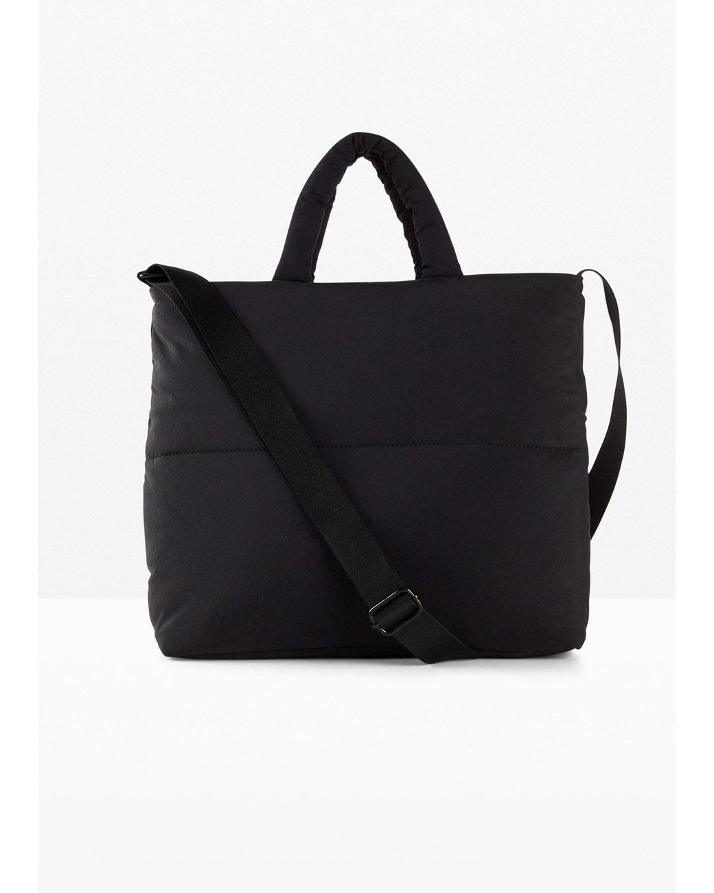 bonprix Black Shopper Gesteppt