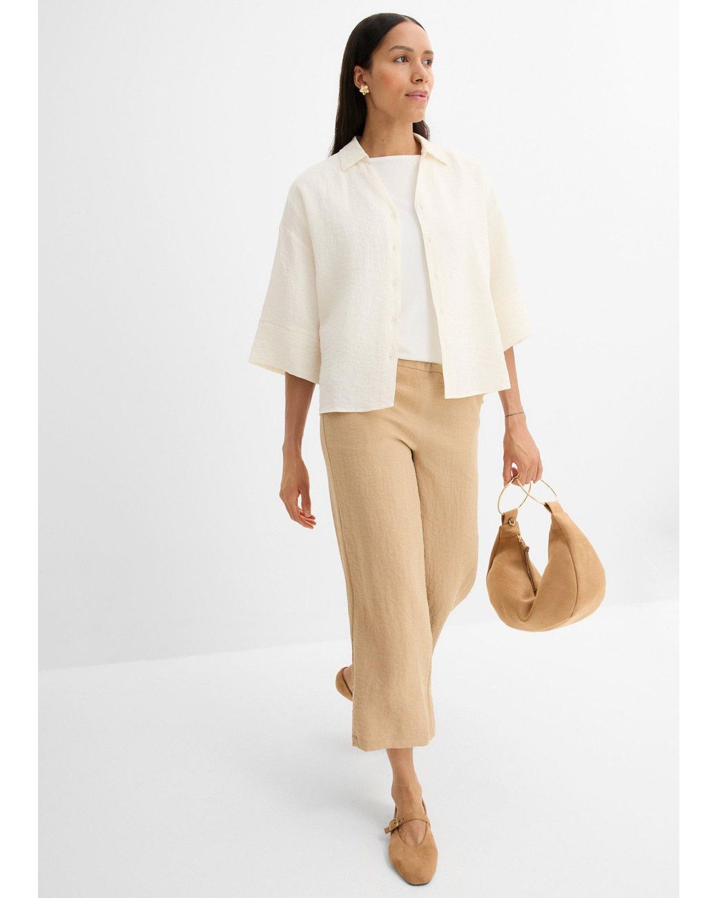 Camicetta Oversize di bonprix in White