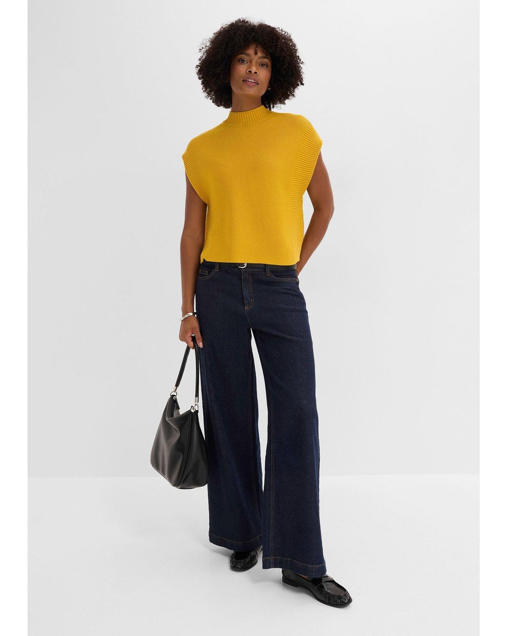 bonprix Yellow Pullunder Mit Viskose
