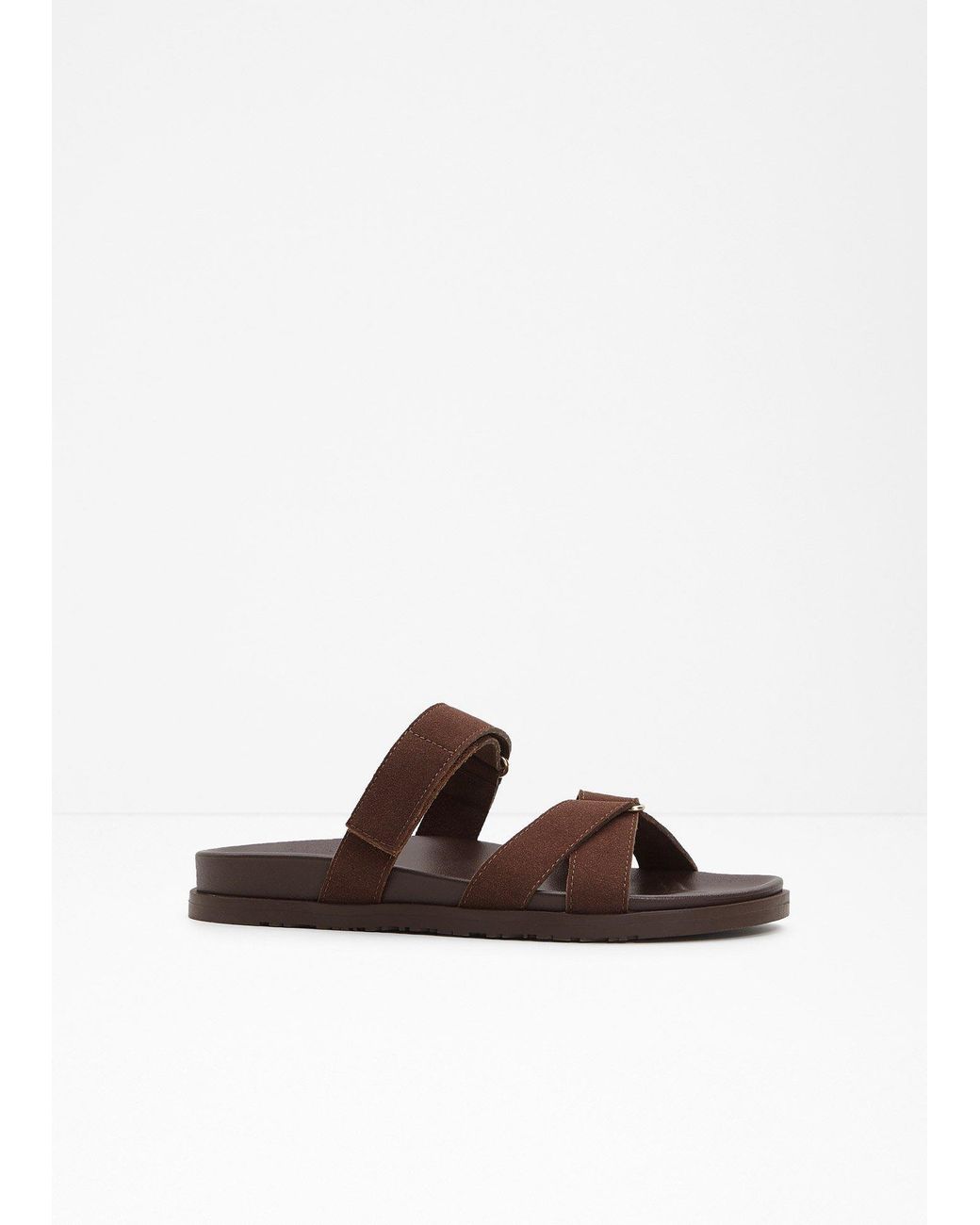bonprix Brown Pantoletten Mit Verstellbarem Riemen